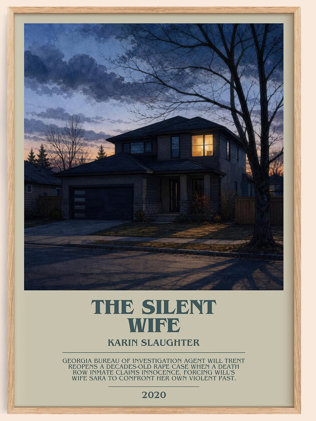 The Silent Wife Bookish Wall Art by Karin Slaughter