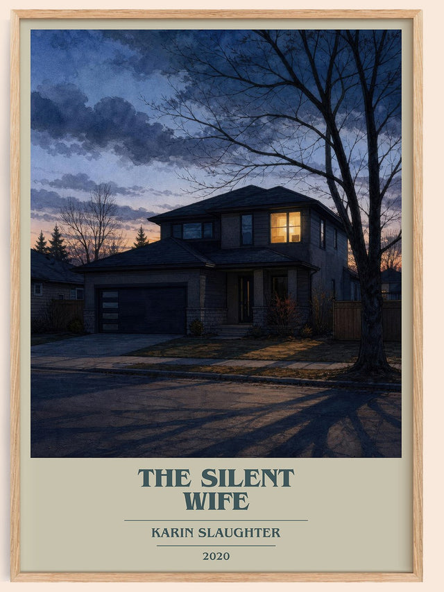 The Silent Wife Book Cover Poster by Karin Slaughter