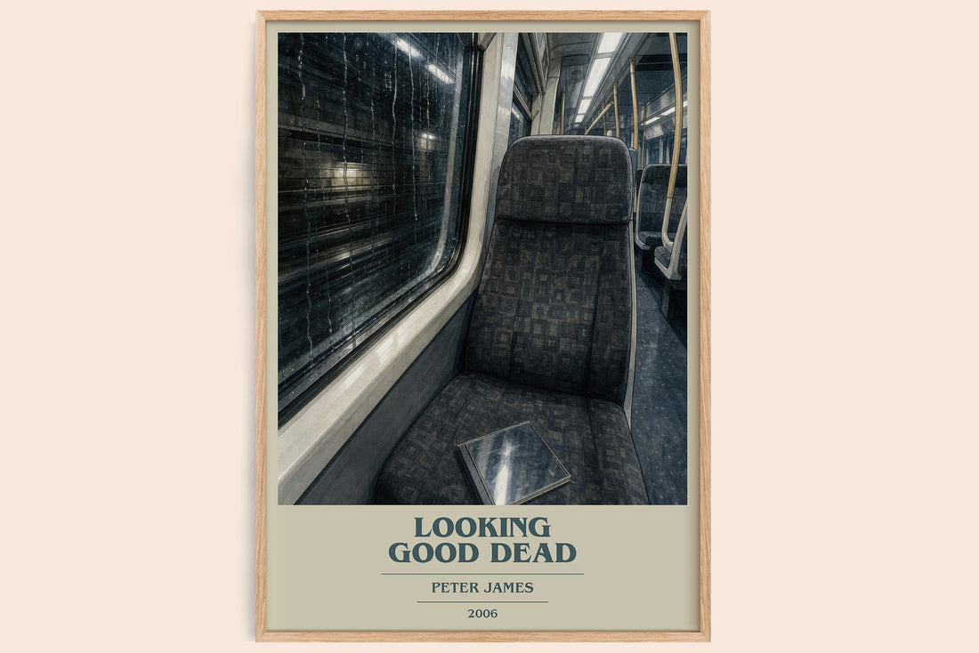 Looking Good Dead book cover book poster by Peter James – framed literary art print