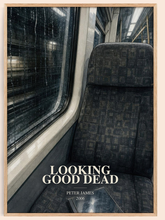 Looking Good Dead Book Watercolour Illustration by Peter James