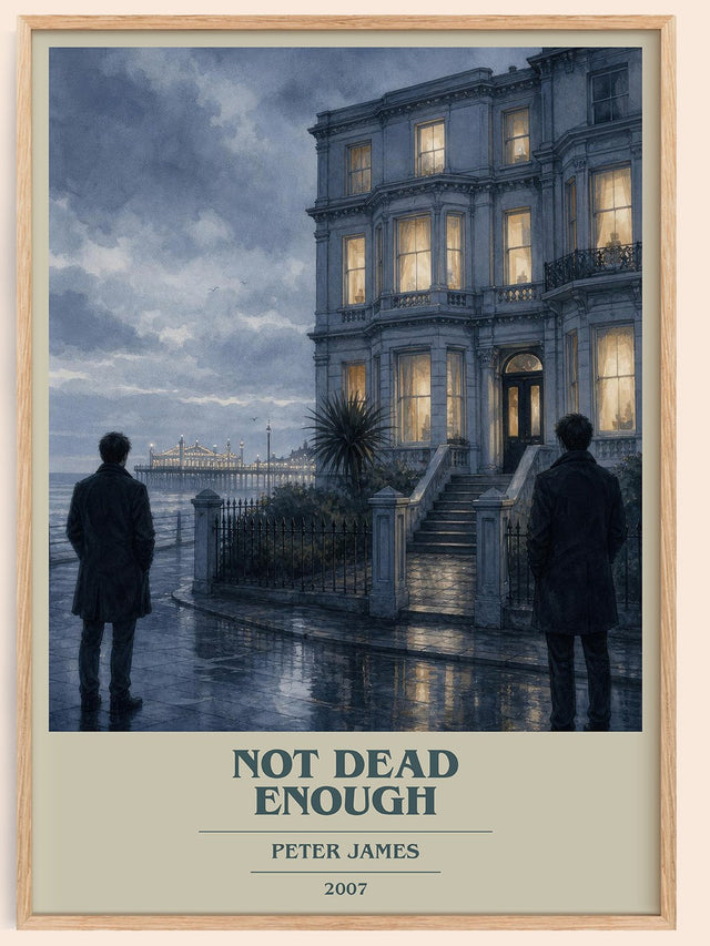 Not Dead Enough Book Cover Poster by Peter James