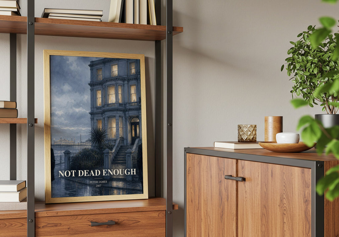 Not Dead Enough book watercolour illustration paper finish options – matte satin gloss