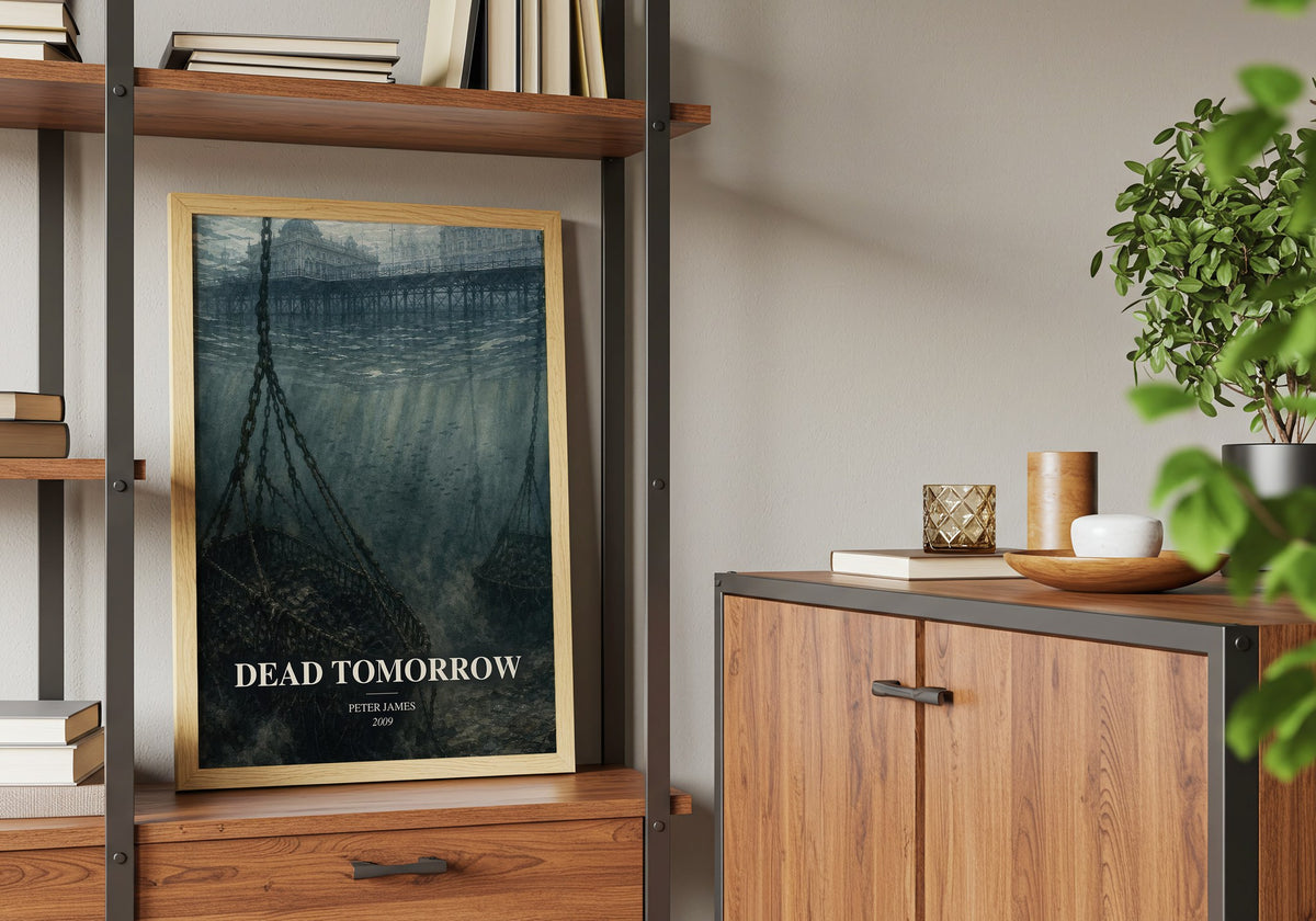 Dead Tomorrow book watercolour illustration paper finish options – matte satin gloss
