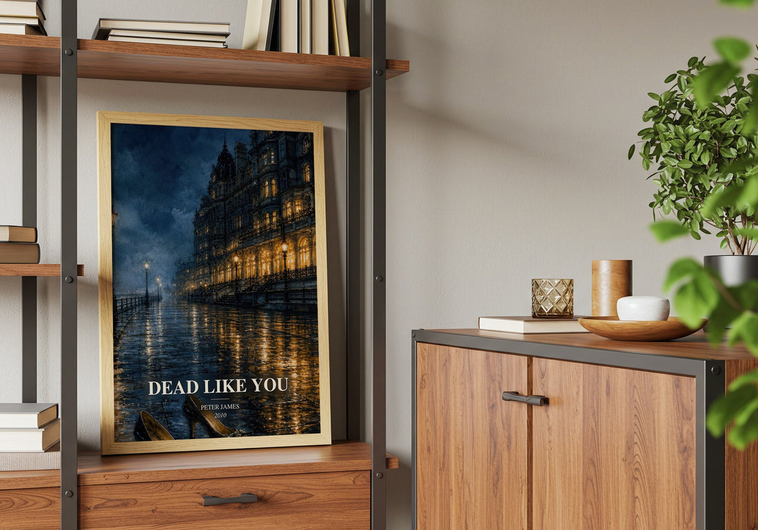 Dead Like You book watercolour illustration paper finish options – matte satin gloss
