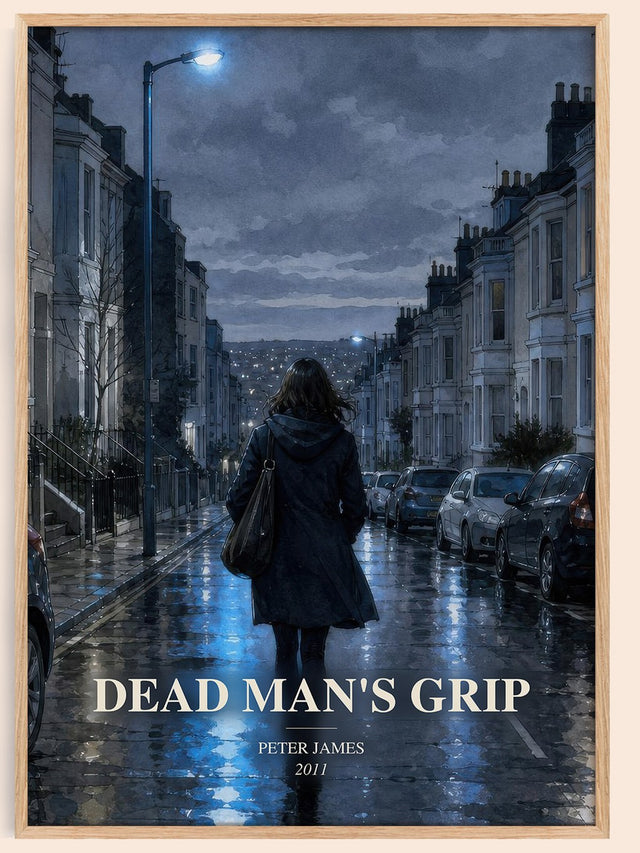 Dead Man's Grip Book Watercolour Illustration by Peter James