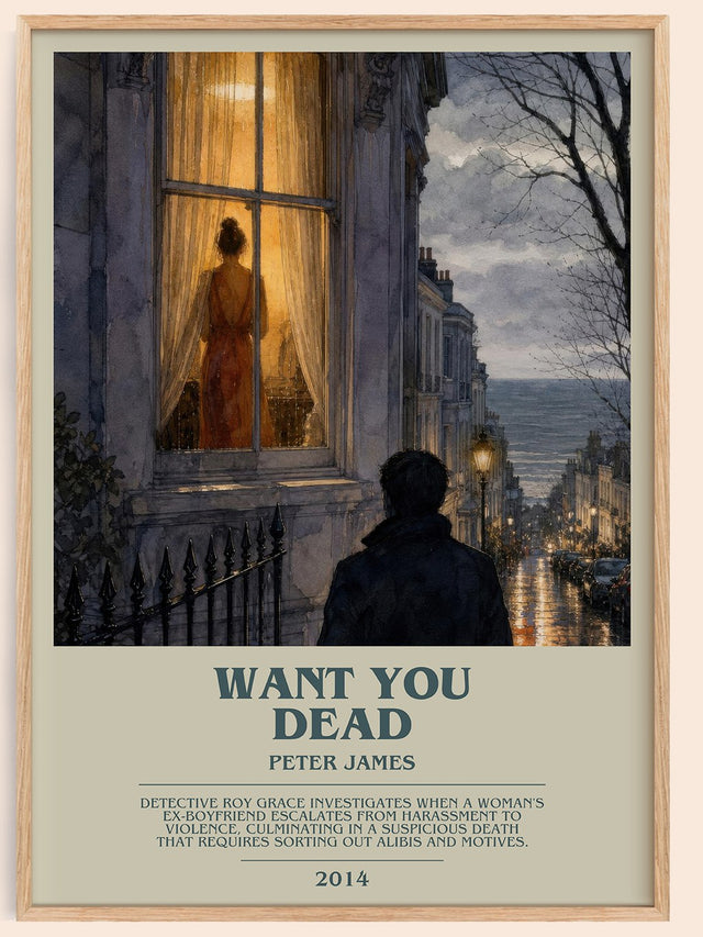Want You Dead Bookish Wall Art by Peter James