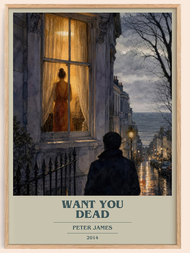 Want You Dead Book Cover Poster by Peter James