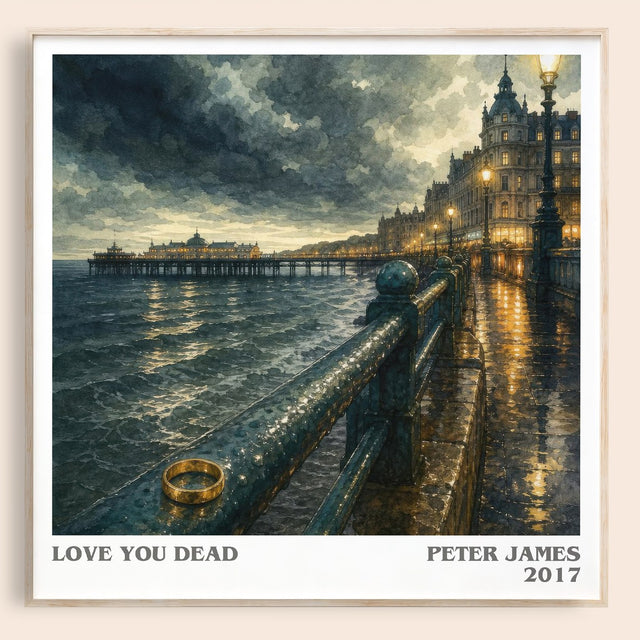 Love You Dead Literary Art Print by Peter James