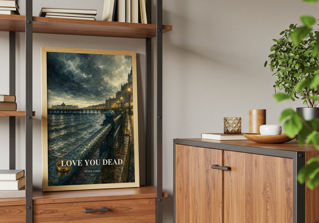 Love You Dead book watercolour illustration paper finish options – matte satin gloss