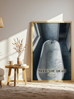 Need You Dead Book Watercolour Illustration by Peter James – image 2