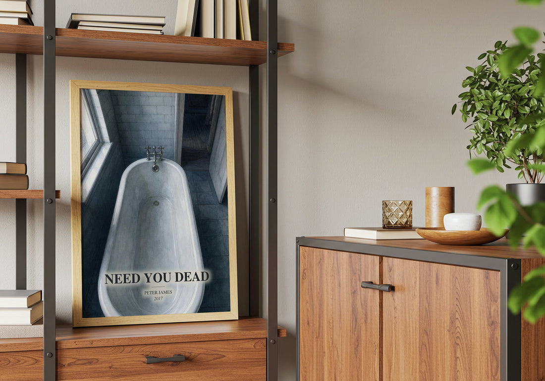 Need You Dead book watercolour illustration paper finish options – matte satin gloss