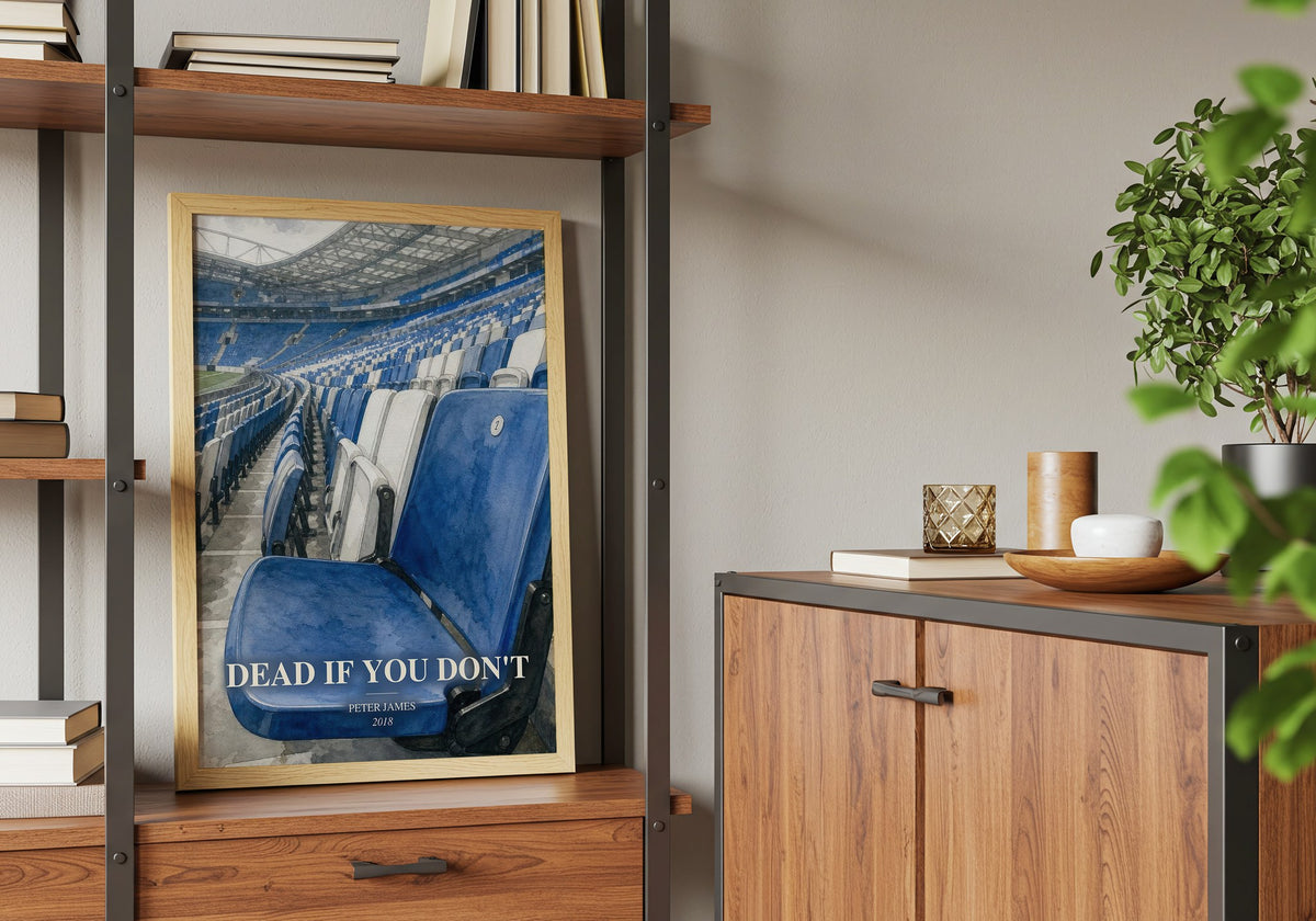 Dead If You Don't book watercolour illustration paper finish options – matte satin gloss