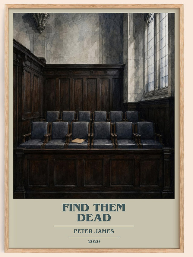 Find Them Dead Book Cover Poster by Peter James