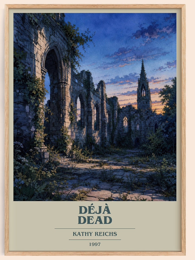 Déjà Dead Book Cover Poster by Kathy Reichs