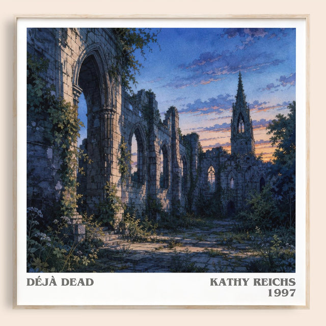 Déjà Dead Literary Art Print by Kathy Reichs