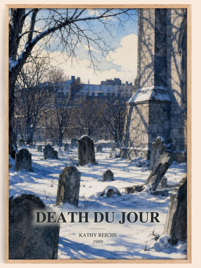Death du Jour Book Watercolour Illustration by Kathy Reichs