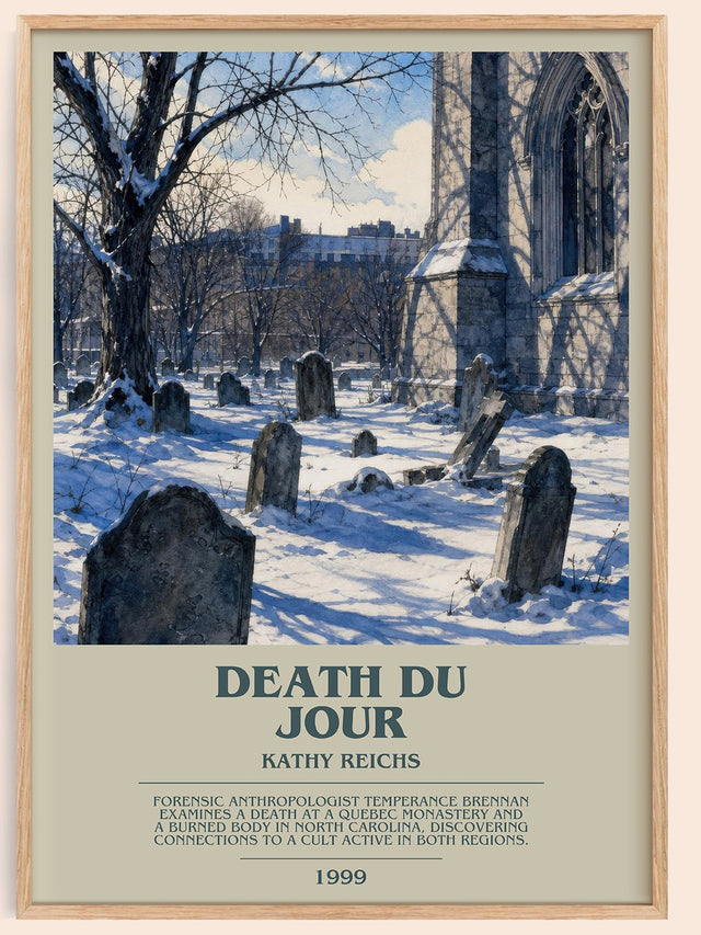 Death du Jour Bookish Wall Art by Kathy Reichs