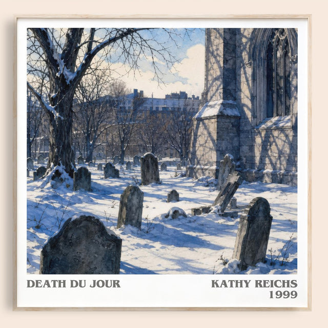Death du Jour Literary Art Print by Kathy Reichs