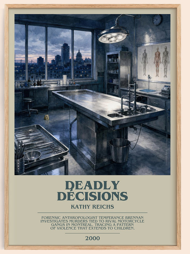 Deadly Décisions Bookish Wall Art by Kathy Reichs