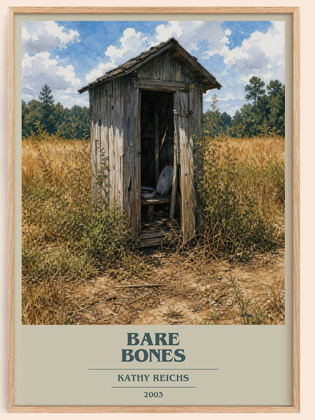 Bare Bones Book Cover Poster by Kathy Reichs