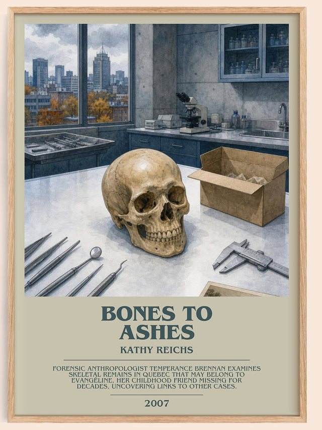 Bones to Ashes Bookish Wall Art by Kathy Reichs