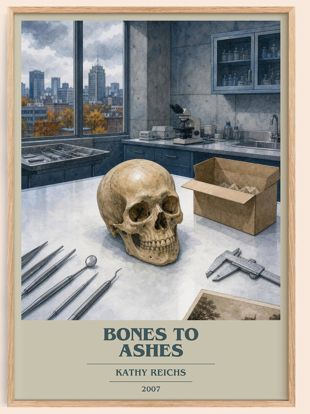 Bones to Ashes Book Cover Poster by Kathy Reichs