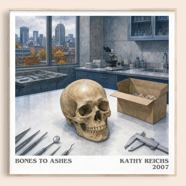 Bones to Ashes Literary Art Print by Kathy Reichs