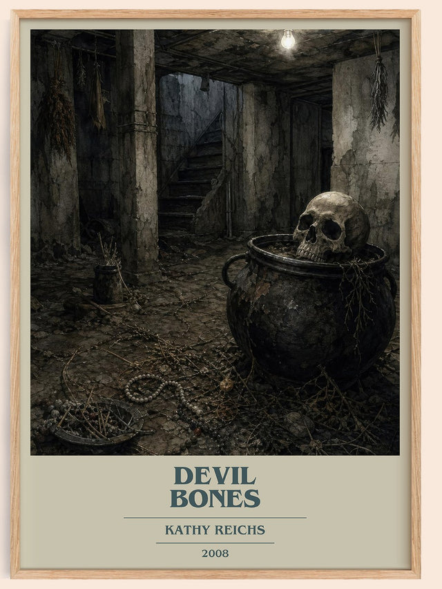 Devil Bones Book Cover Poster by Kathy Reichs