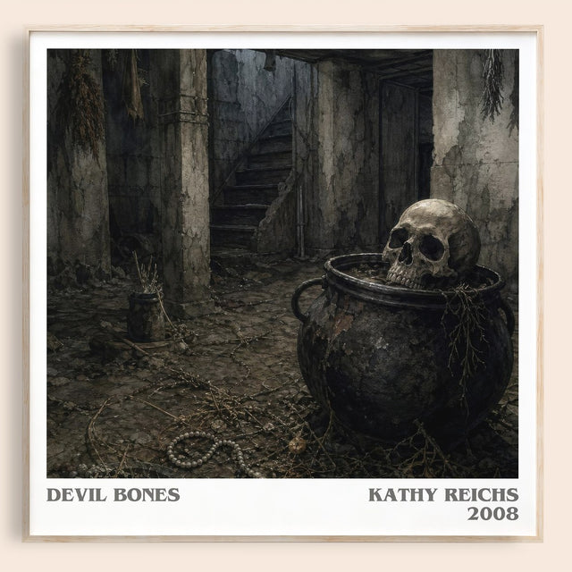 Devil Bones Literary Art Print by Kathy Reichs