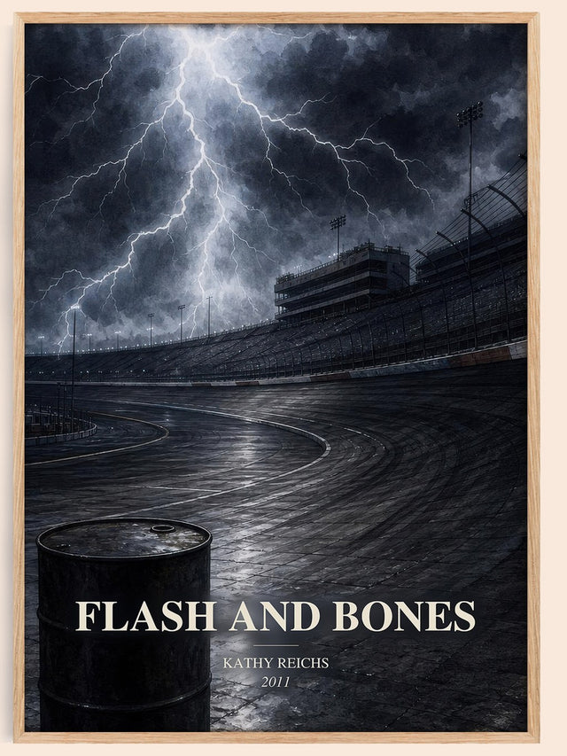 Flash and Bones Book Watercolour Illustration by Kathy Reichs