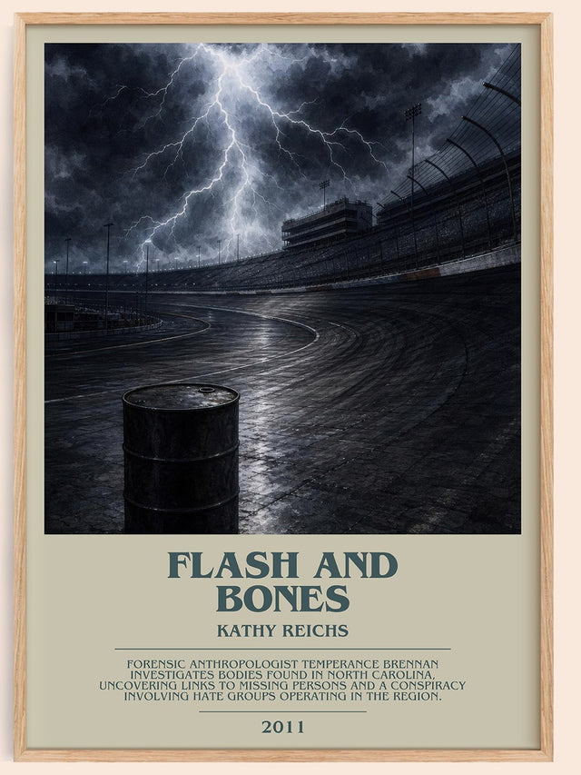 Flash and Bones Bookish Wall Art by Kathy Reichs