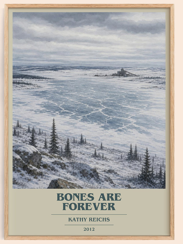 Bones Are Forever Book Cover Poster by Kathy Reichs