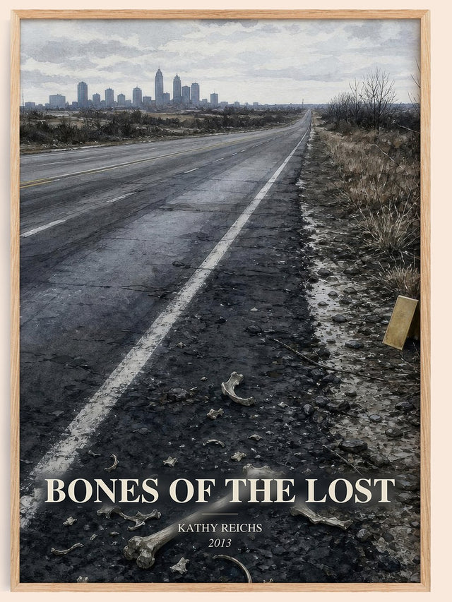 Bones of the Lost Book Watercolour Illustration by Kathy Reichs