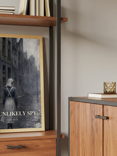 The Unlikely Spy Book Watercolour Illustration by Daniel Silva – image 3