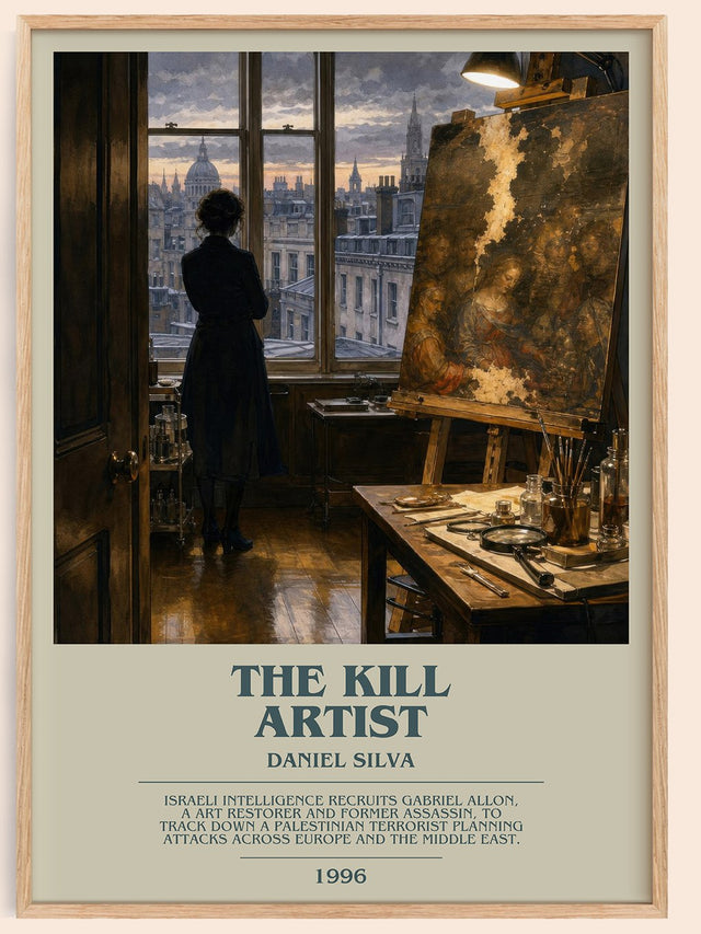 The Kill Artist Bookish Wall Art by Daniel Silva