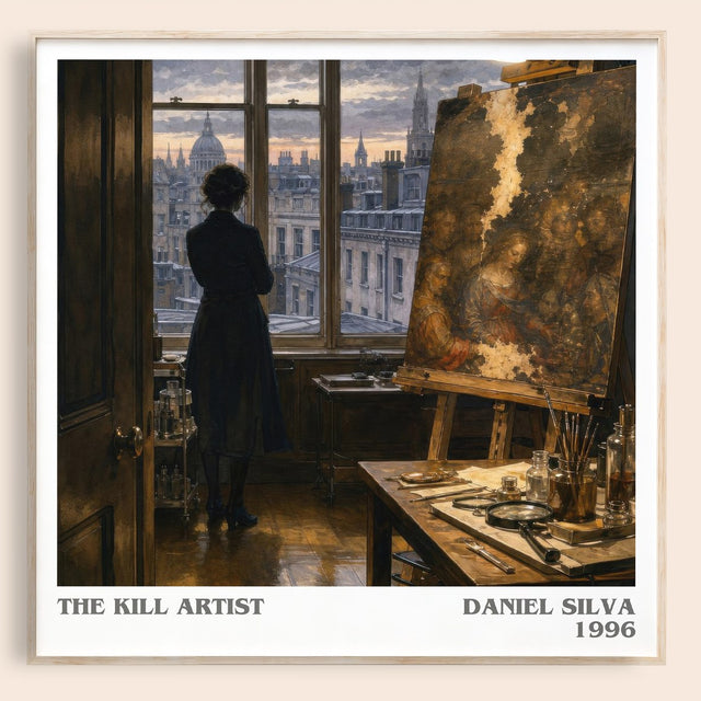 The Kill Artist Literary Art Print by Daniel Silva