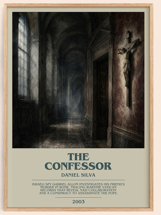 The Confessor Bookish Wall Art by Daniel Silva