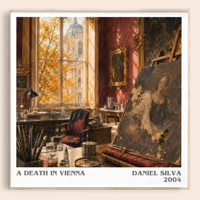 A Death in Vienna Literary Art Print by Daniel Silva