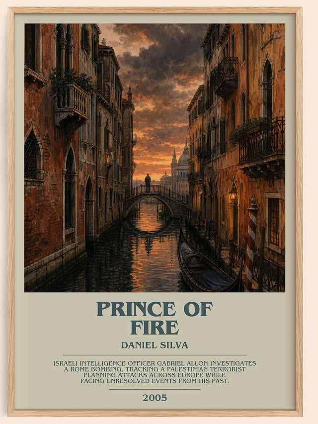 Prince of Fire Bookish Wall Art by Daniel Silva