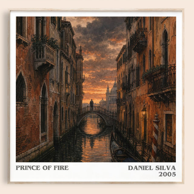 Prince of Fire Literary Art Print by Daniel Silva