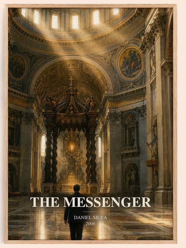The Messenger Book Watercolour Illustration by Daniel Silva