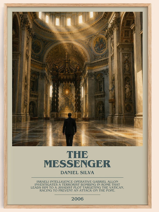 The Messenger Bookish Wall Art by Daniel Silva