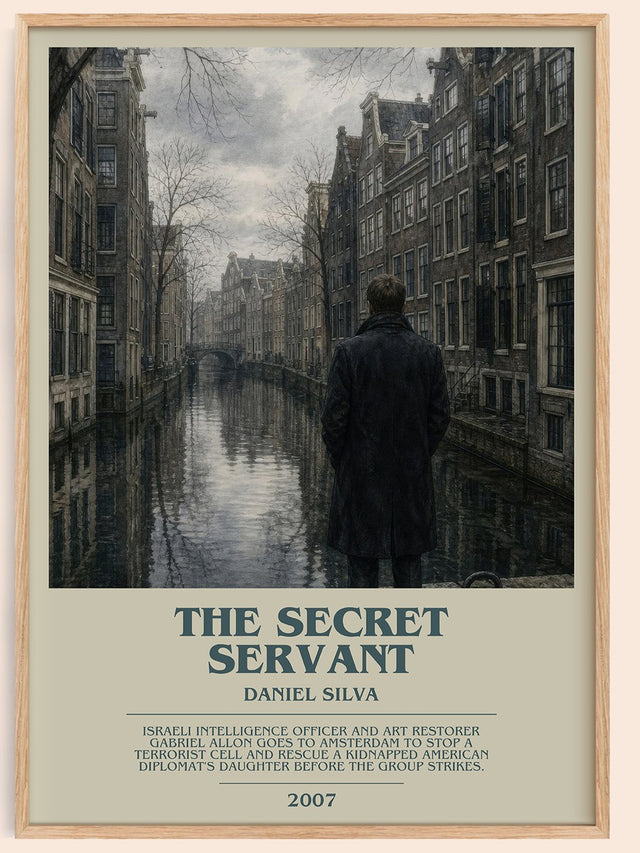 The Secret Servant Bookish Wall Art by Daniel Silva