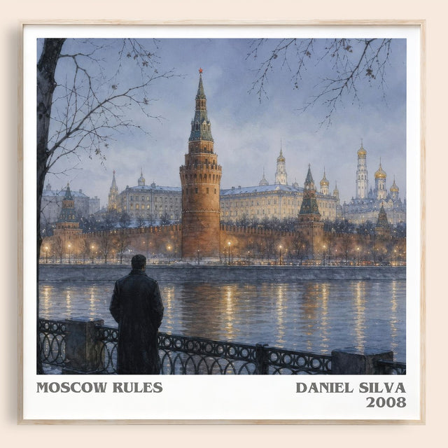 Moscow Rules Literary Art Print by Daniel Silva