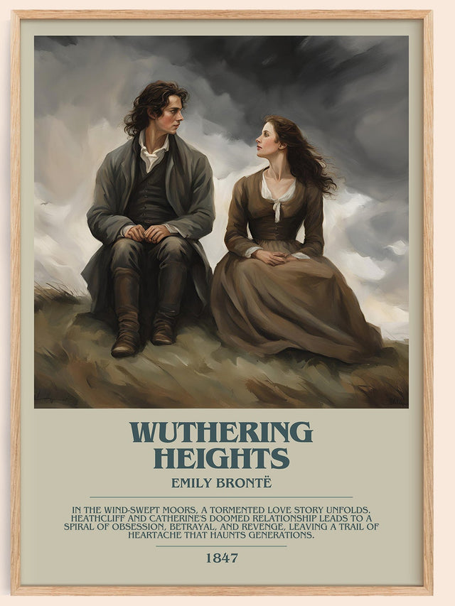 Wuthering Heights Bookish Wall Art by Charlotte Brontë