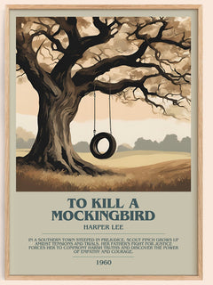 To Kill A Mockingbird Bookish Wall Art by Harper Lee