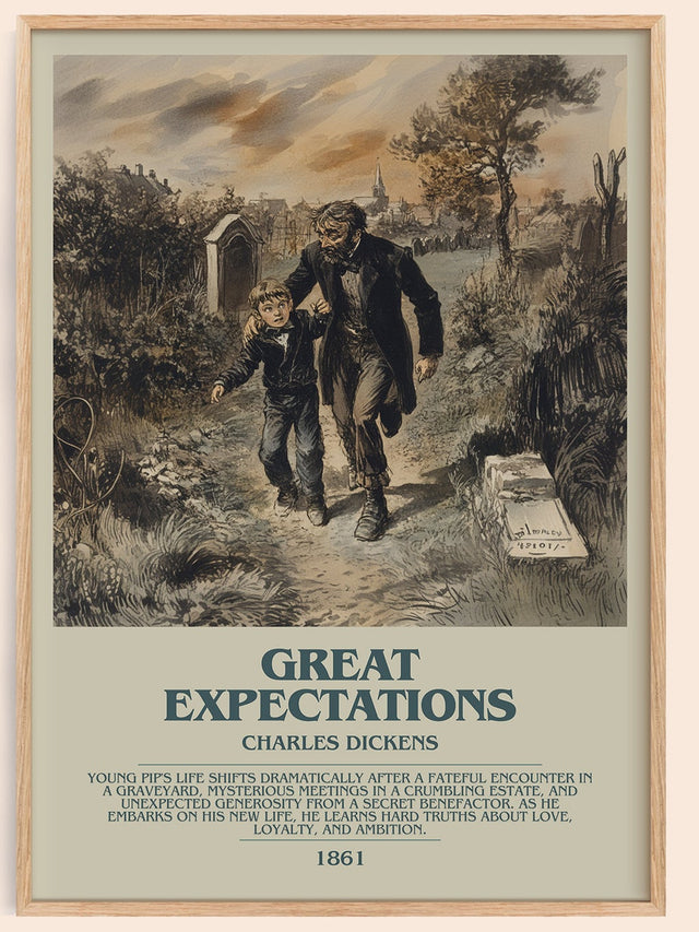 Great Expectations Bookish Wall Art by Charles Dickens