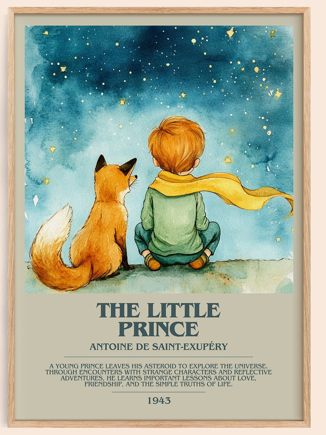 The Little Prince Bookish Wall Art by Antoine de Saint-Exupéry