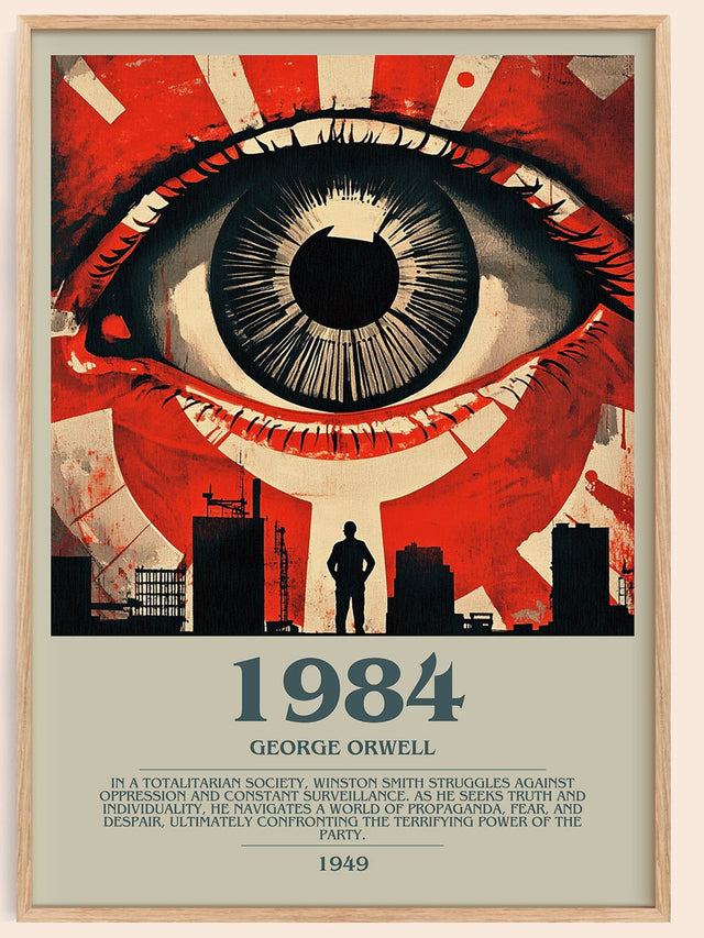 1984 Bookish Wall Art by George Orwell