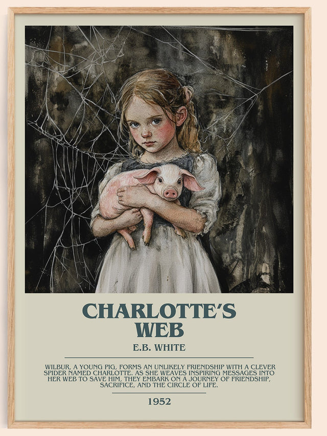Charlotte's Web Bookish Wall Art by E B White